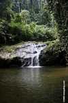 Waterfall in the Bornean rainforest -- borneo_3809