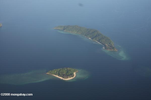Insel vor Borneo