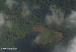 Aerial view of forest cleared for agriculture in Panama