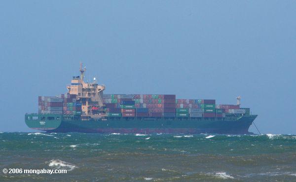 Containerschiff äußerer Doppelpunkt-