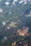 Aerial view of damage wrought by gold mining [suriname_1820]