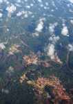 Aerial view of damage wrought by gold mining [suriname_1823]