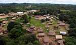 Aerial view of Kwamala village [suriname_2653]