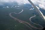 Road intersecting a river in Suriname [suriname_2810]