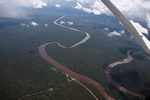 Road intersecting a river in Suriname [suriname_2812]