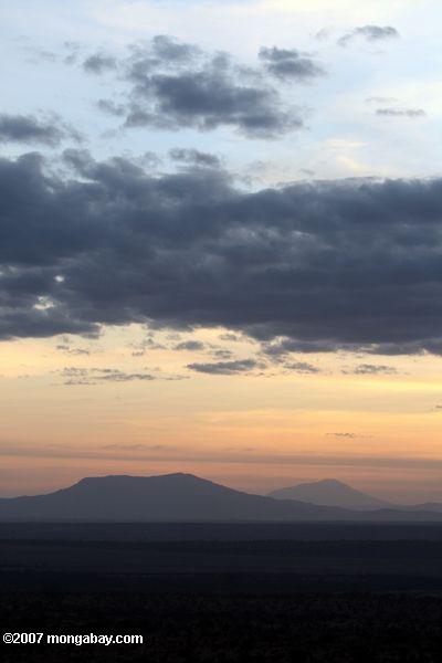 Sonnenuntergang in Ostafrika