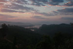 Sunrise in the tri-border region of Burma, Laos, and Thailand