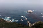 Rock islands off the Big Sur coastline
