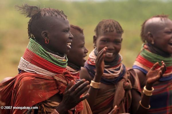 Turkana women in northern Kenya. Photo by Rhett A. Butler.