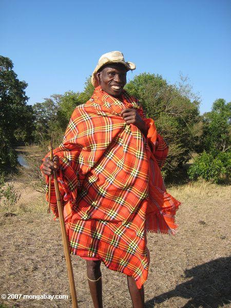 Maasai elder in Kenya. Photo by Rhett A. Butler.