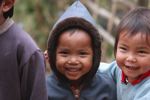 Lao kids in a Luang Namtha village