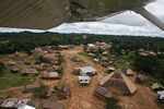 Aerial view of Kwamala village