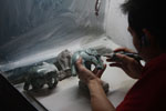 Jade polishing in Mae Sai