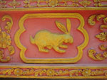 Rabbit engraving at Wat Chdi Luang